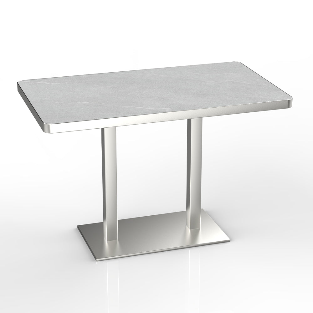 HUALIN Hotel theme restaurant luxury sintered stone dining table, marble dining table, customizable size and color