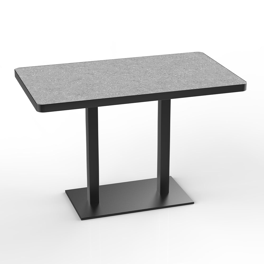 HUALIN Hotel theme restaurant luxury sintered stone dining table, marble dining table, customizable size and color