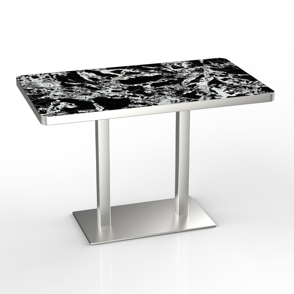 HUALIN Modern style theme restaurant luxury sintered stone dining table, marble dining table batch customization color and size can be customized