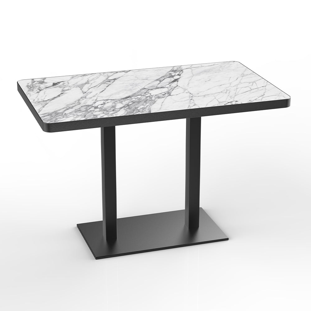 HUALIN Hotel theme restaurant luxury sintered stone dining table, marble dining table, customizable size and color
