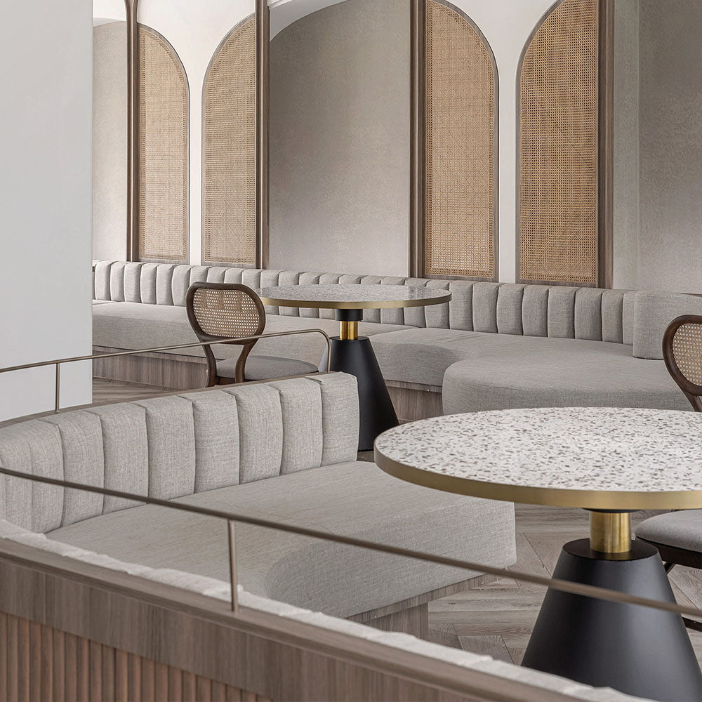 HUALIN Luxury restaurant hotel sofa booth customization