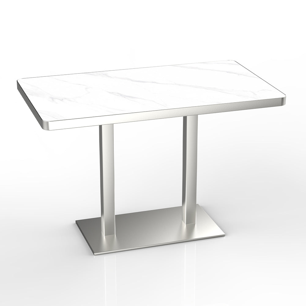 HUALIN Hotel theme restaurant luxury sintered stone dining table, marble dining table, customizable size and color