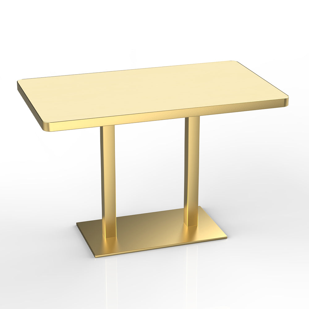 HUALIN Hotel theme restaurant luxury sintered stone dining table, marble dining table, customizable size and color