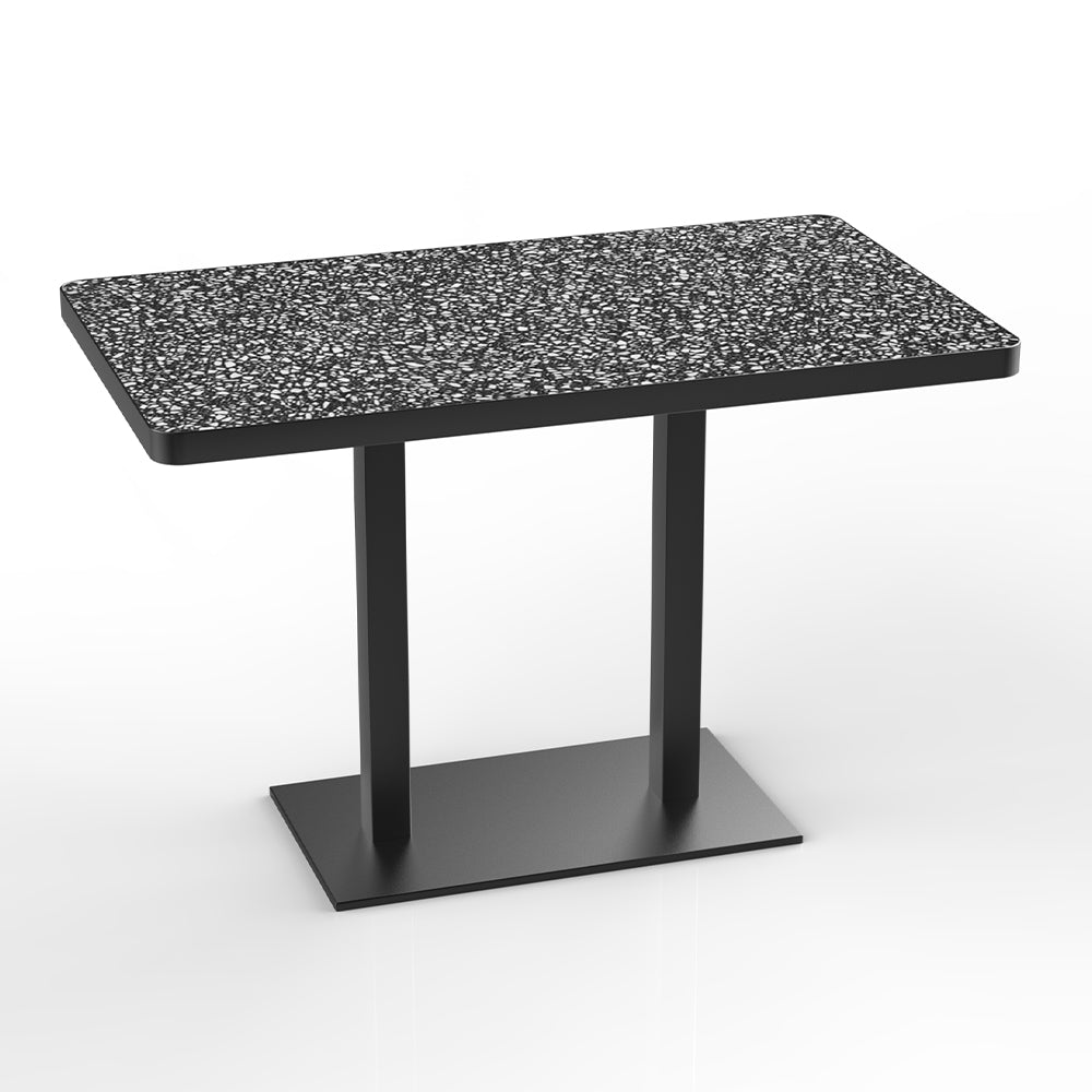 HUALIN Hotel theme restaurant luxury sintered stone dining table, marble dining table, customizable size and color