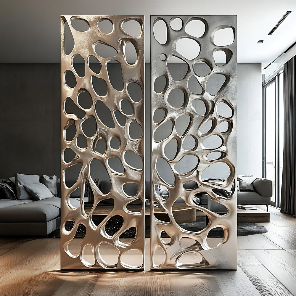 HUALIN Modern style hotel restaurant partition decorative screen dining area separation beautification