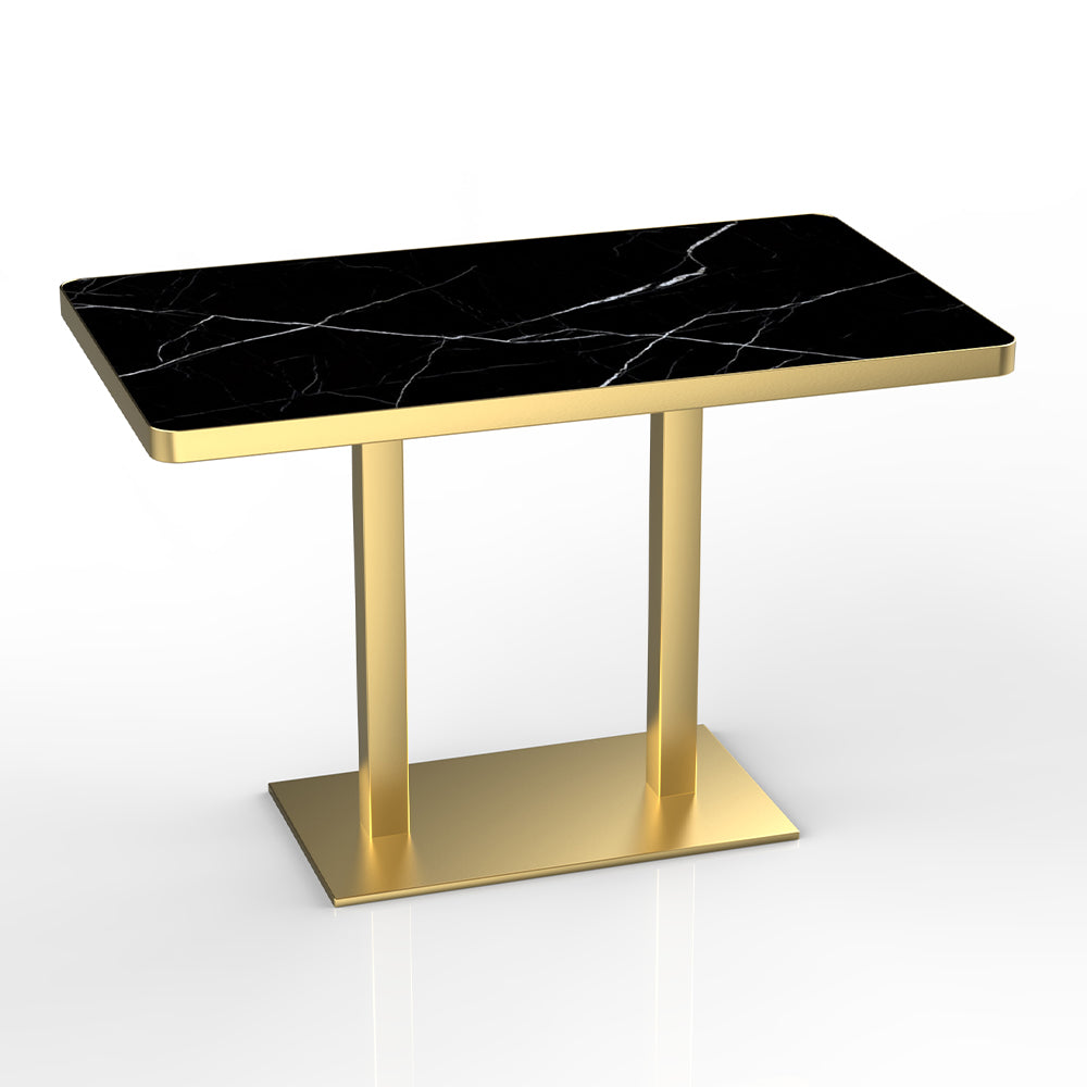 HUALIN Modern style theme restaurant luxury sintered stone dining table, marble dining table batch customization color and size can be customized