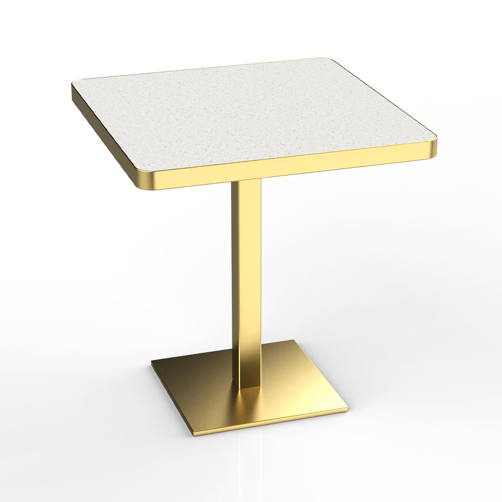 HUALIN Restaurant luxury sintered stone dining table with comfortable chairs, customizable material, color and size