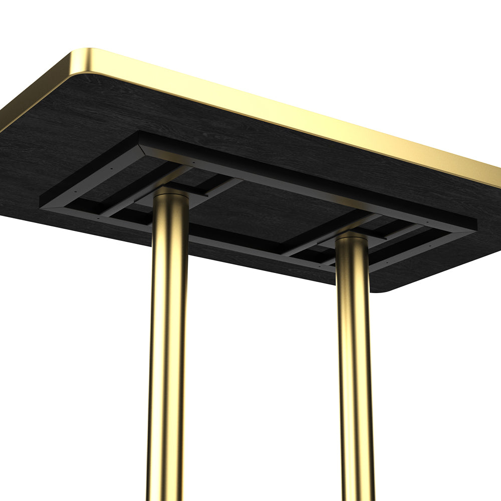 HUALIN Restaurant luxury sintered stone ceramic dining table with comfortable chair