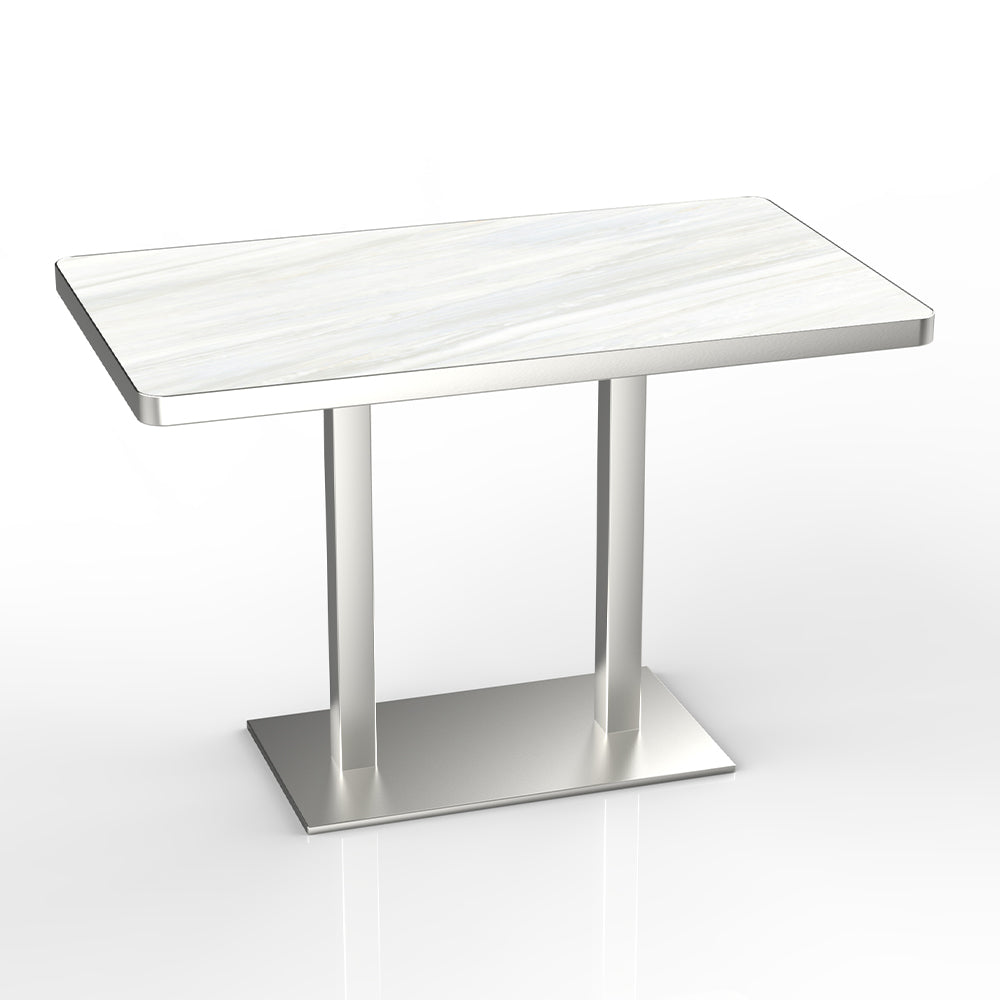 HUALIN Hotel theme restaurant luxury sintered stone dining table, marble dining table, customizable size and color