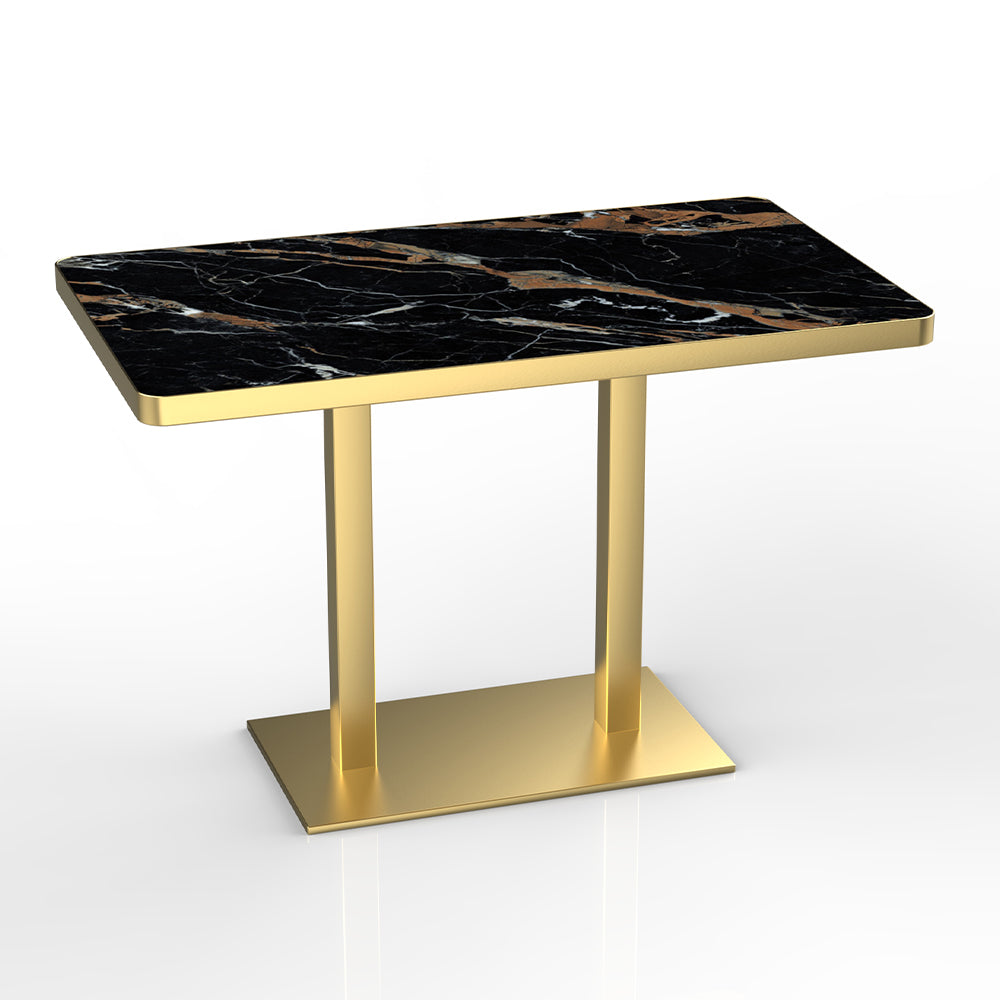 HUALIN Modern style theme restaurant luxury sintered stone dining table, marble dining table batch customization color and size can be customized