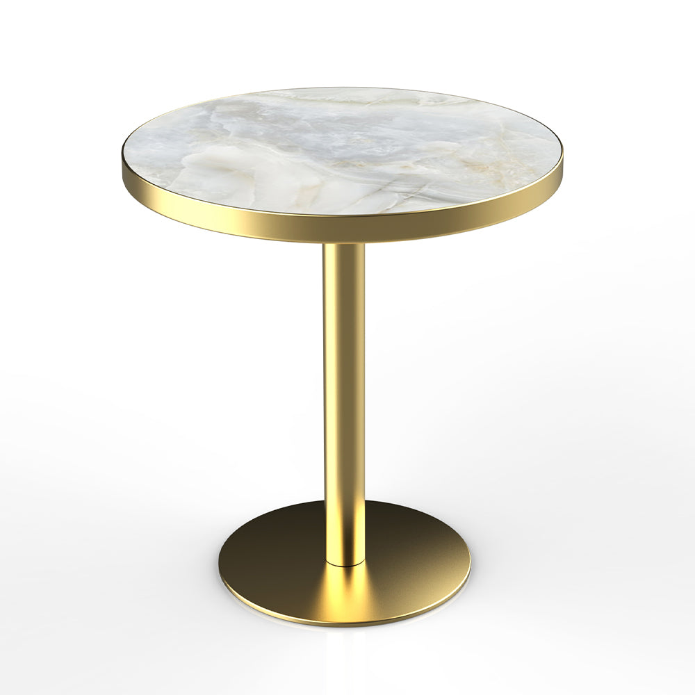 HUALIN Restaurant Luxury Sintered Stone Ceramic Dining Table And Chair Comfortable Booth