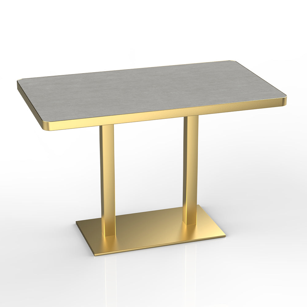HUALIN Modern style theme restaurant luxury sintered stone dining table, marble dining table batch customization color and size can be customized