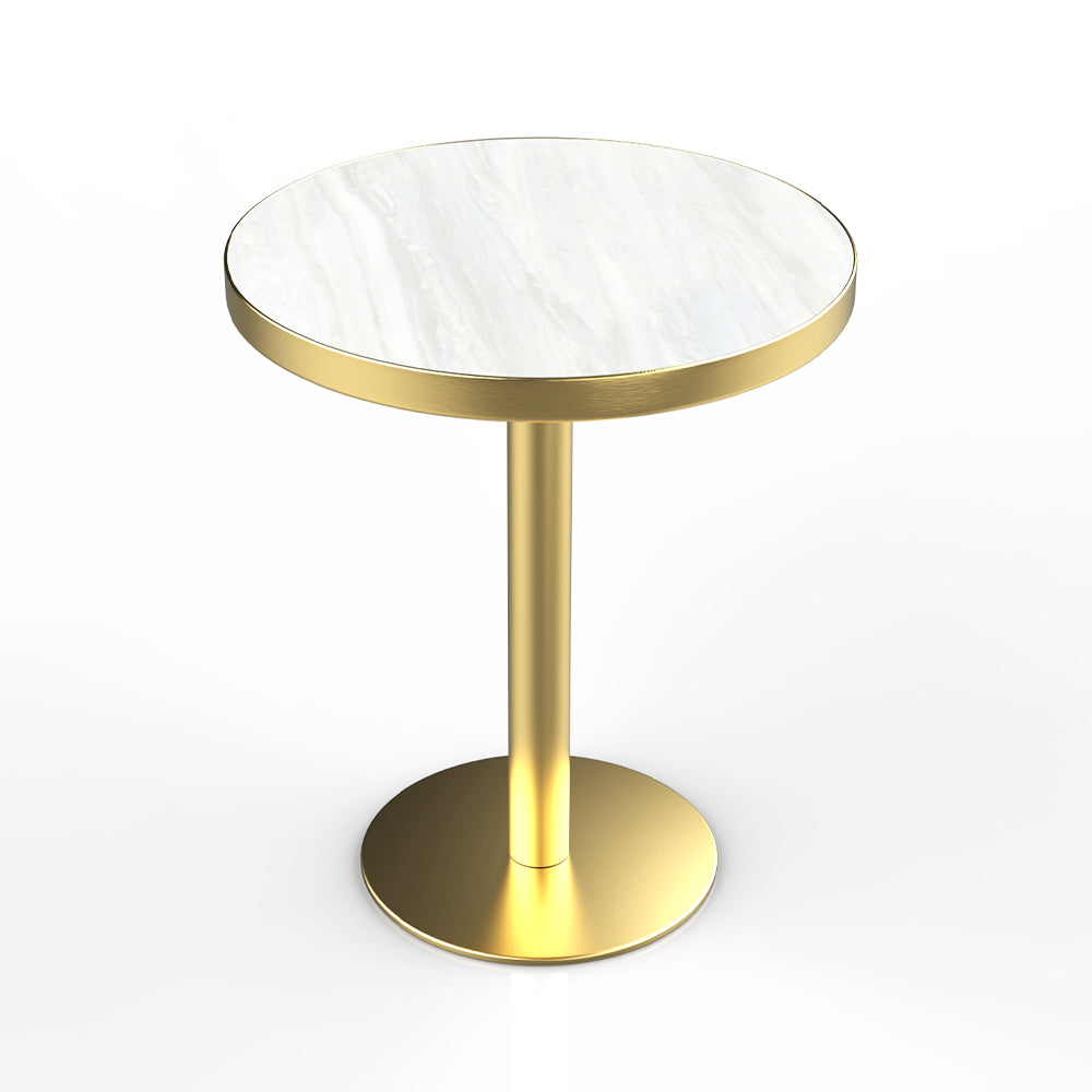 HUALIN Restaurant luxury sintered stone dining table with comfortable chairs, customizable material, color and size
