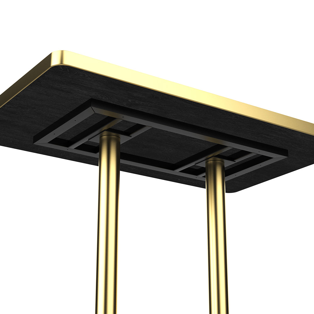 HUALIN Restaurant Luxury Sintered Stone Ceramic Dining Table And Chair Comfortable Booth