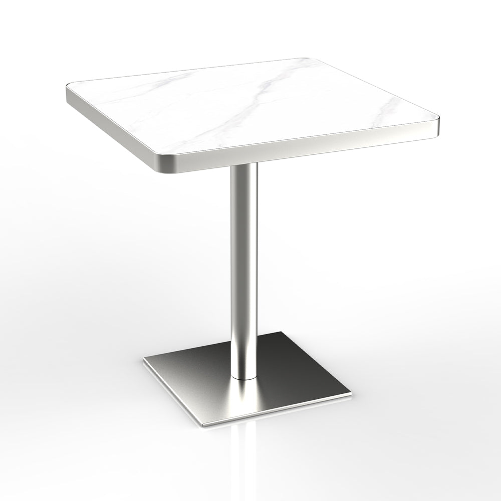 HUALIN Restaurant luxury sintered stone marble dining table chairs comfortable booths, material size color batch customization