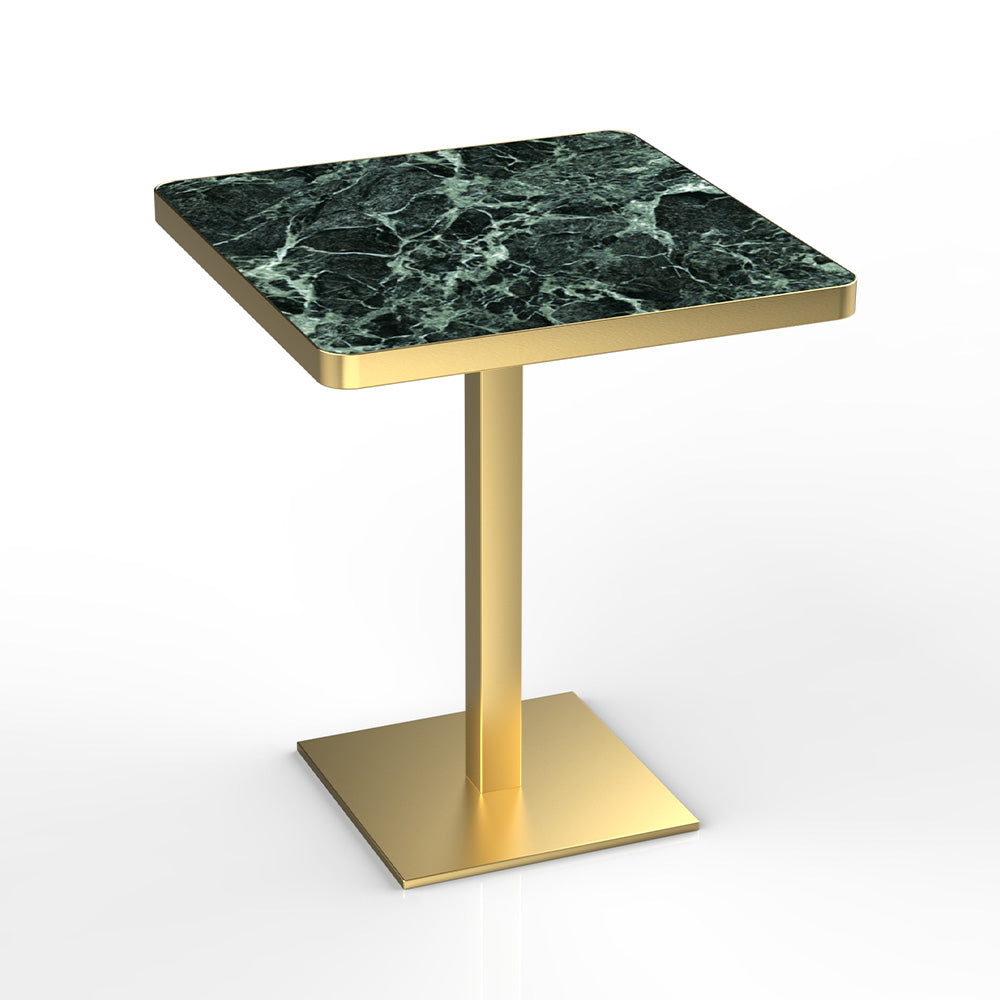 HUALIN Modern style restaurant stone pattern luxury rock slab dining table sintered stone dining table custom sizes and colors