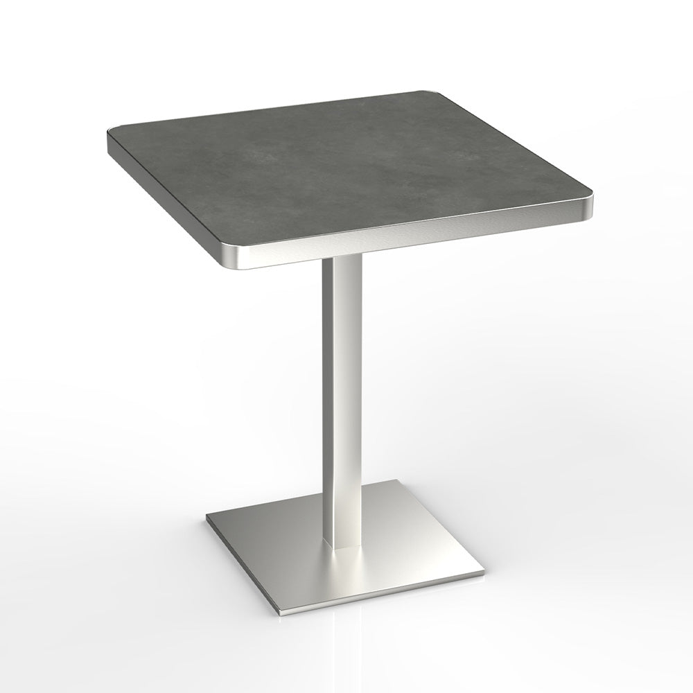 HUALIN Industrial style restaurant grey luxury slate dining table sintered stone dining table custom size and color