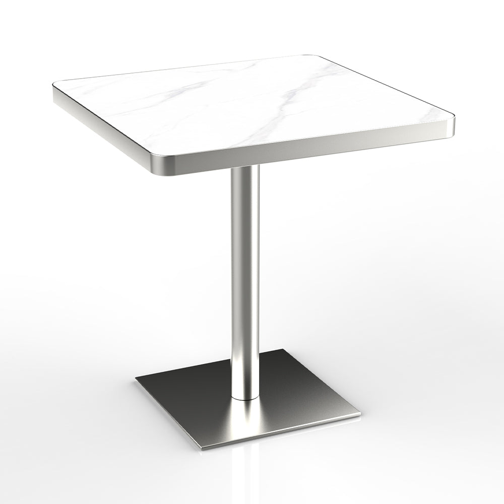 HUALIN Restaurant luxury sintered stone marble dining table chairs comfortable booths, material size color batch customization