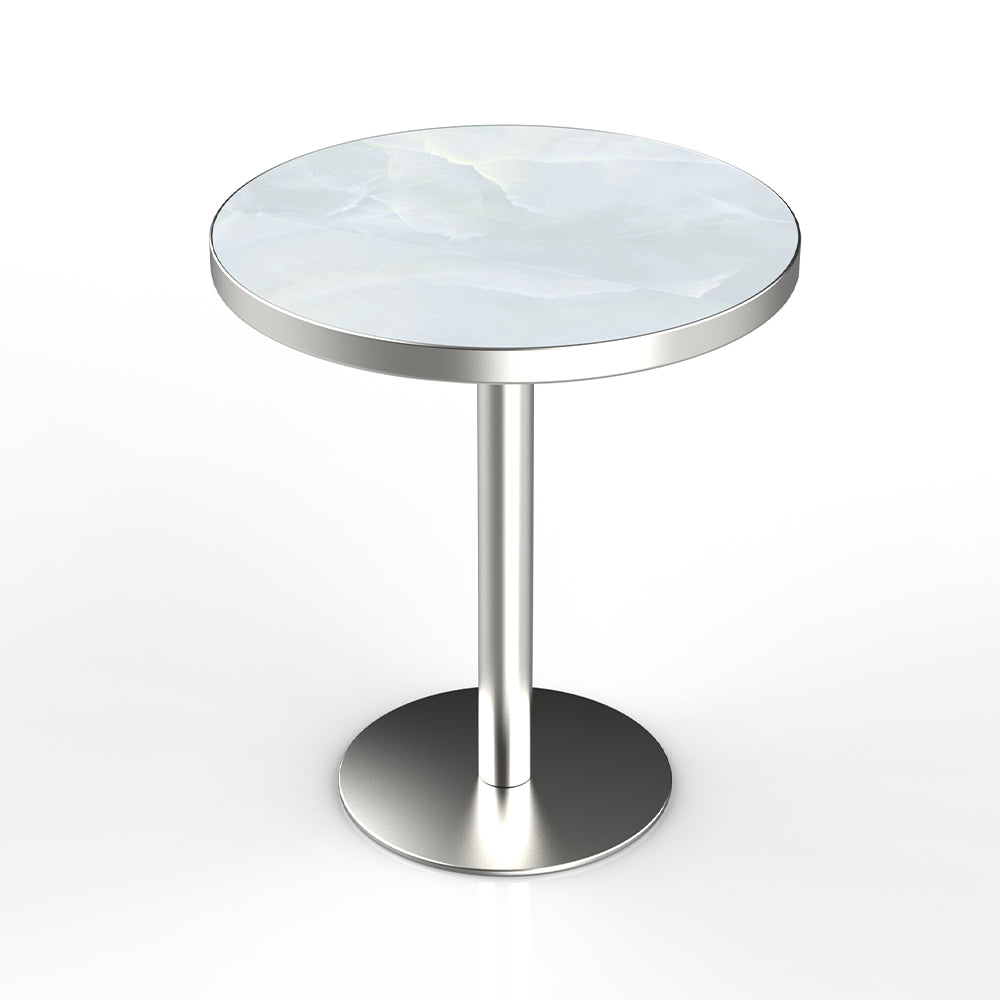 HUALIN Restaurant luxury sintered stone dining table with comfortable chairs, customizable material, color and size