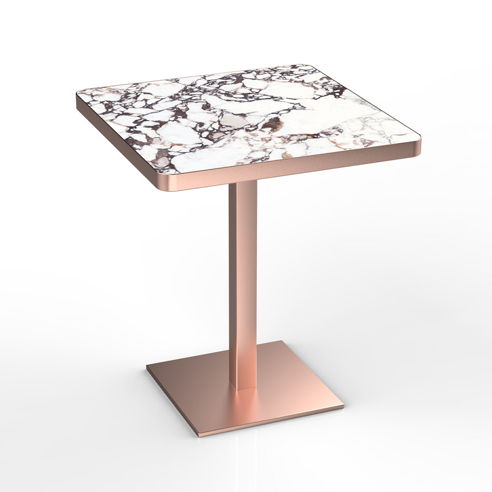 HUALIN Hotel theme restaurant luxury sintered stone dining table, marble dining table, customizable size and color