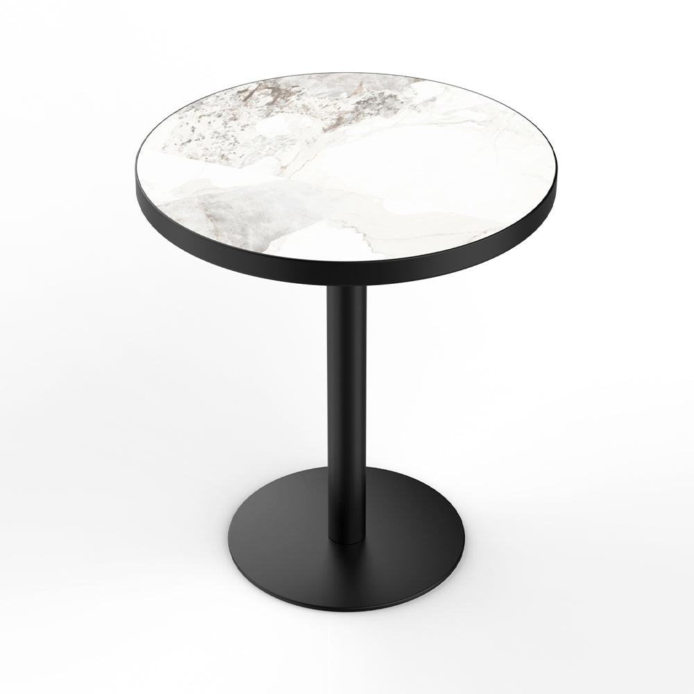 HUALIN Restaurant luxury sintered stone ceramic dining table with comfortable chair