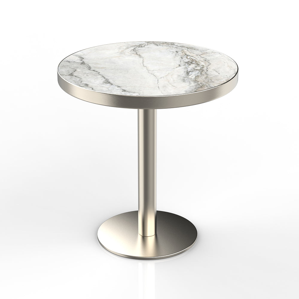 HUALIN Restaurant luxury sintered stone dining table with comfortable chairs, customizable material, color and size