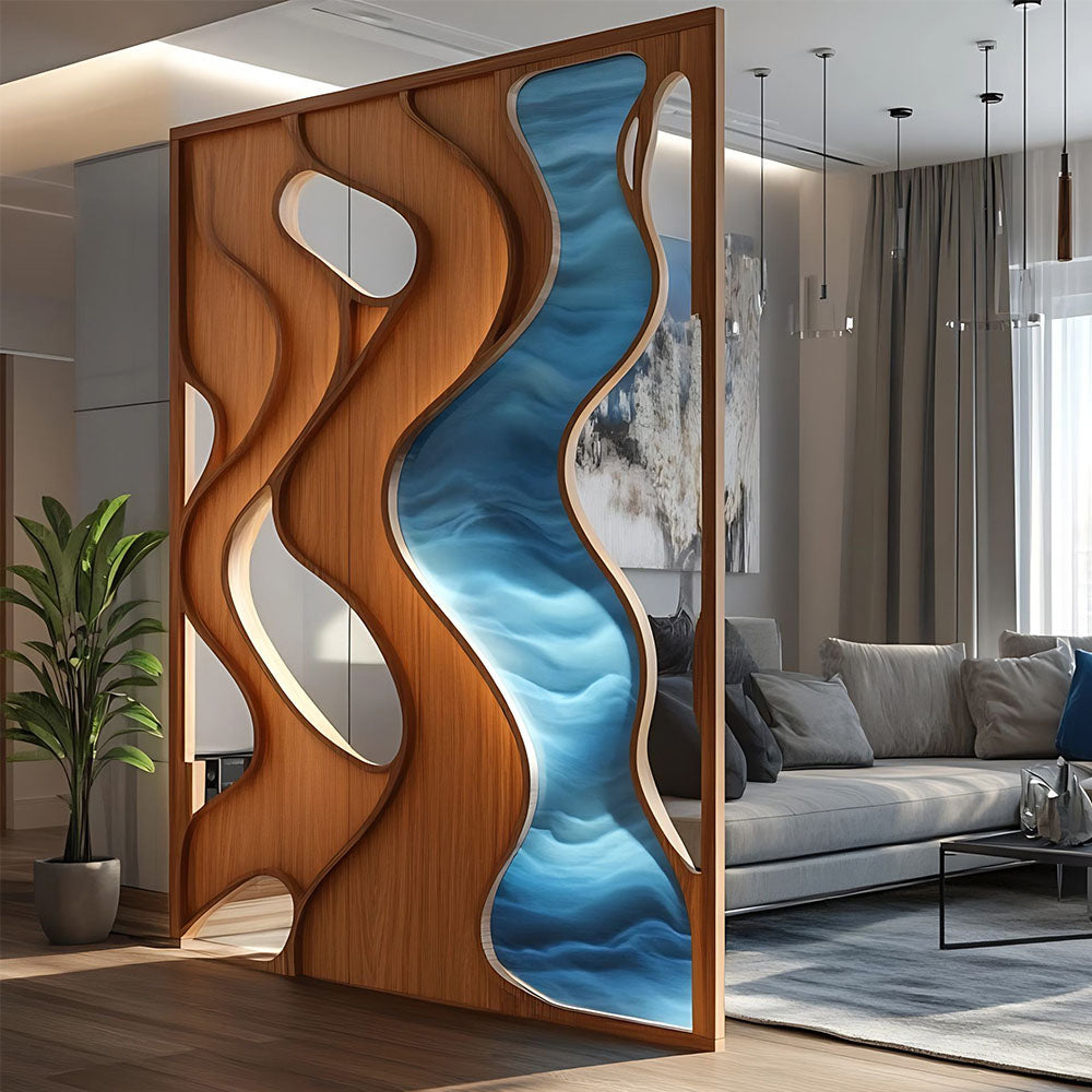 HUALIN Modern style hotel restaurant partition decorative screen dining area separation beautification