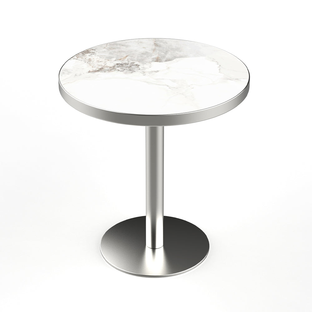 HUALIN Restaurant Luxury Sintered Stone Ceramic Dining Table And Chair Comfortable Booth