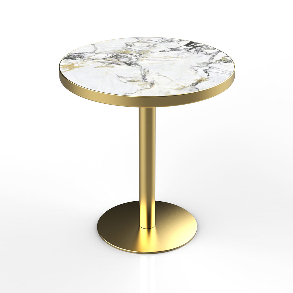 HUALIN Restaurant luxury sintered stone dining table with comfortable chairs, customizable material, color and size