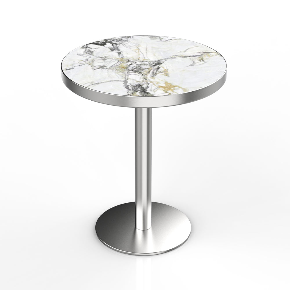 HUALIN Restaurant luxury sintered stone dining table with comfortable chairs, customizable material, color and size