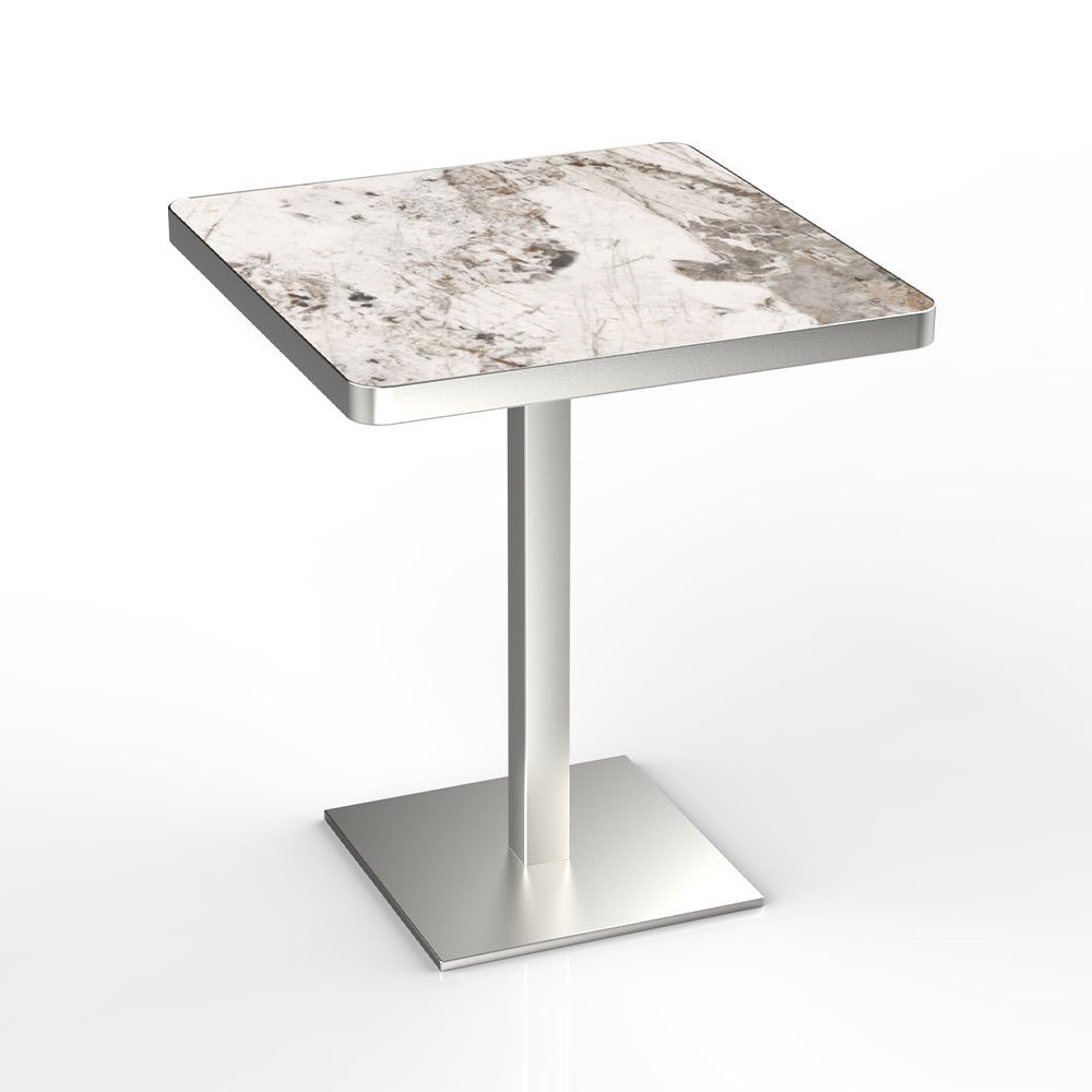 HUALIN Hotel theme restaurant luxury sintered stone dining table, marble dining table, customizable size and color