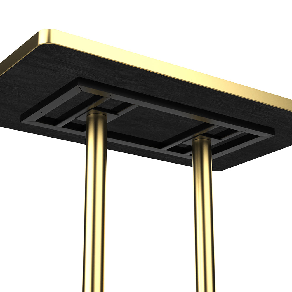 HUALIN Restaurant Luxury Sintered Stone Ceramic Dining Table And Chair Comfortable Booth