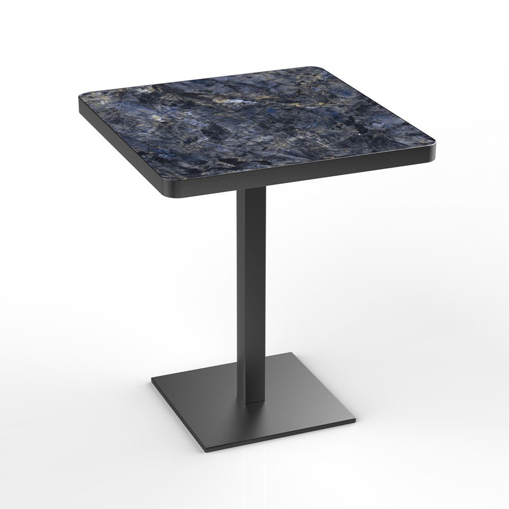 HUALIN Modern style restaurant stone pattern luxury rock slab dining table sintered stone dining table custom sizes and colors