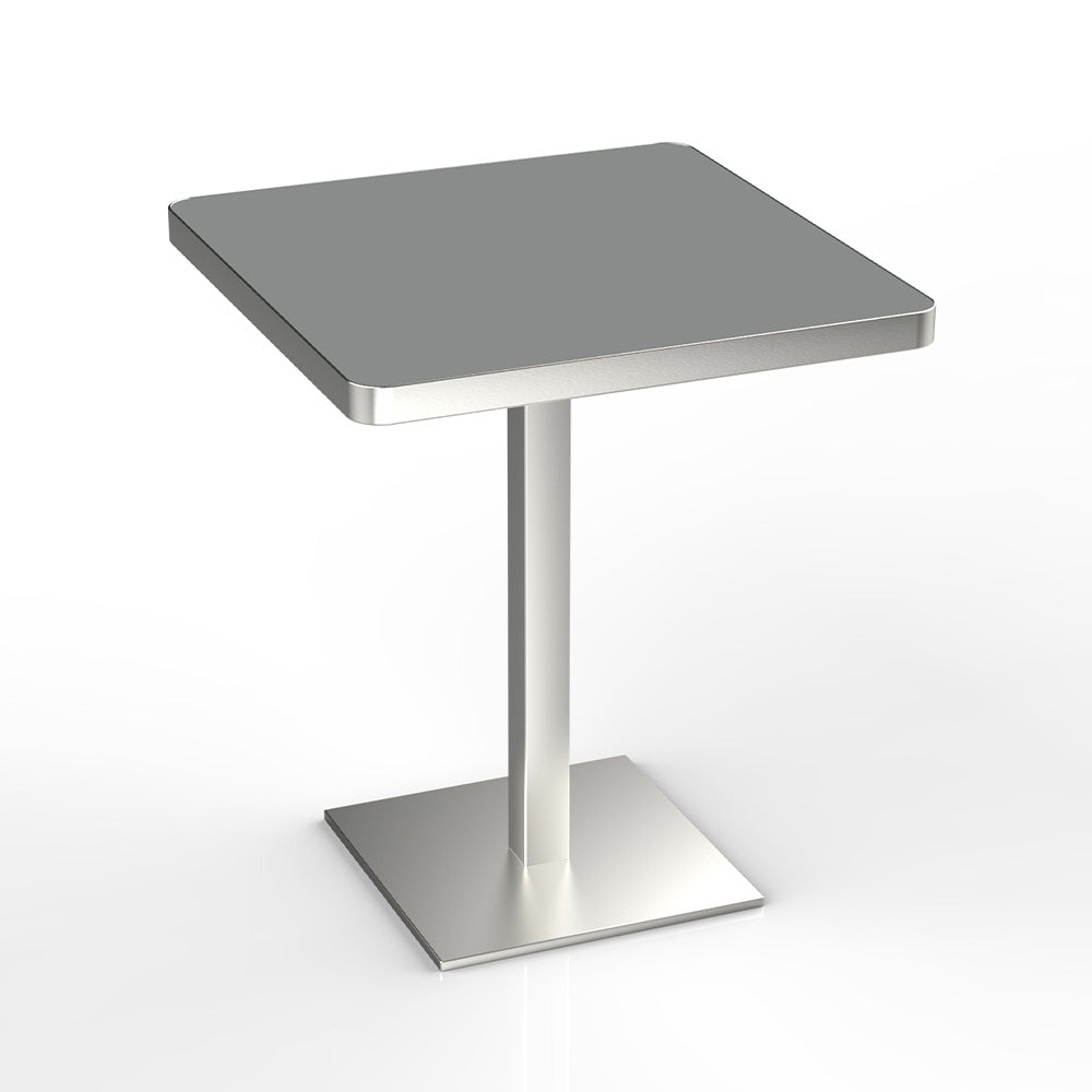 HUALIN Industrial style restaurant grey luxury slate dining table sintered stone dining table custom size and color