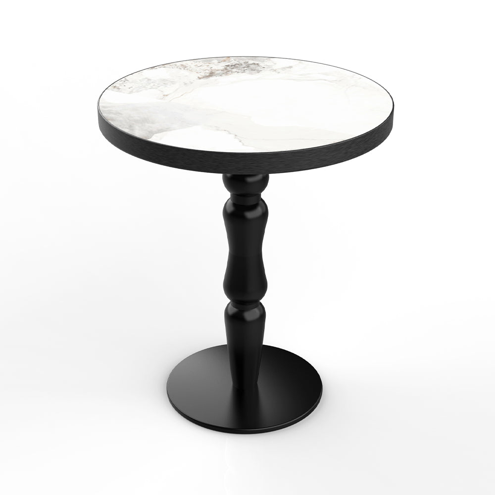 HUALIN Restaurant luxury sintered stone dining table with comfortable chairs, customizable material, color and size