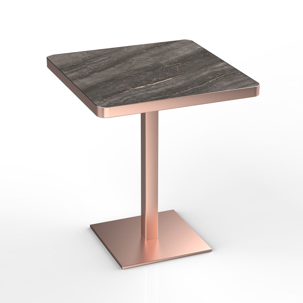 HUALIN Modern style restaurant luxury rock slab dining table custom size and color