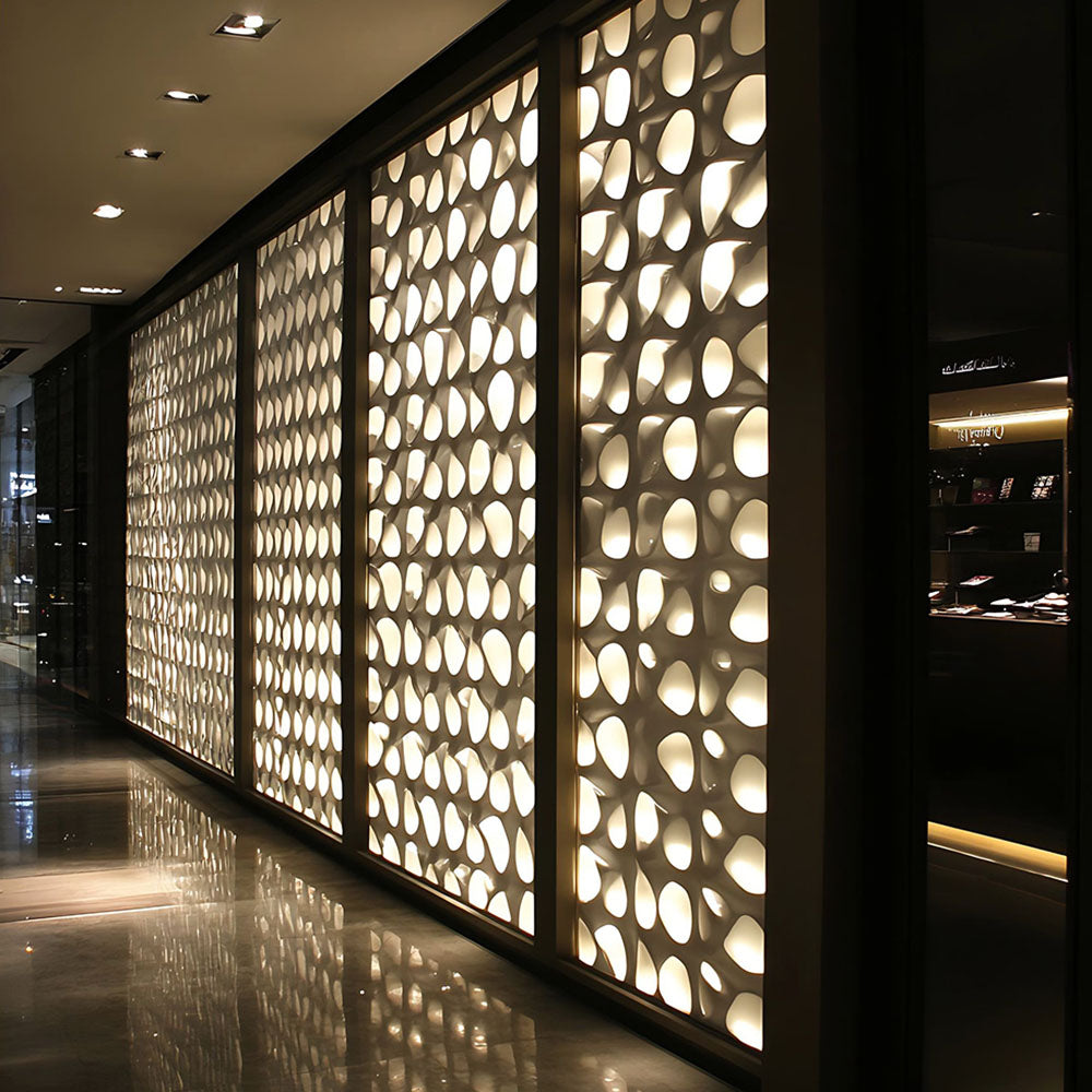 HUALIN Modern style hotel restaurant partition decorative screen dining area separation beautification