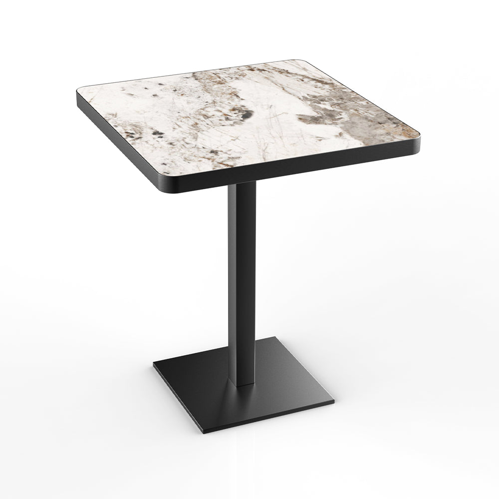 HUALIN Restaurant luxury sintered stone ceramic dining table with comfortable chair