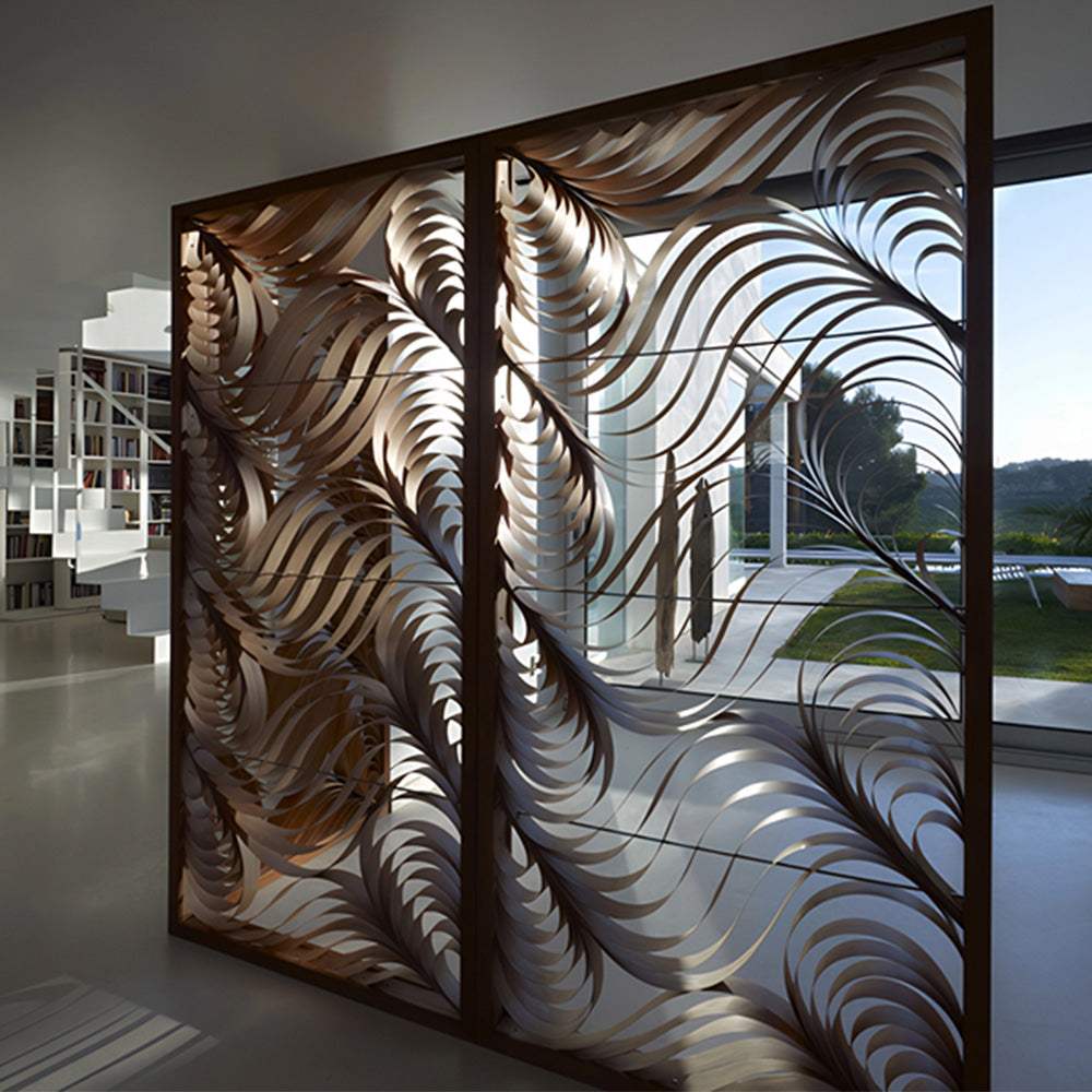 HUALIN Modern style hotel restaurant partition decorative screen dining area separation beautification