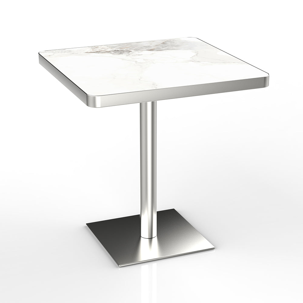 HUALIN Restaurant luxury sintered stone marble dining table chairs comfortable booths, material size color batch customization