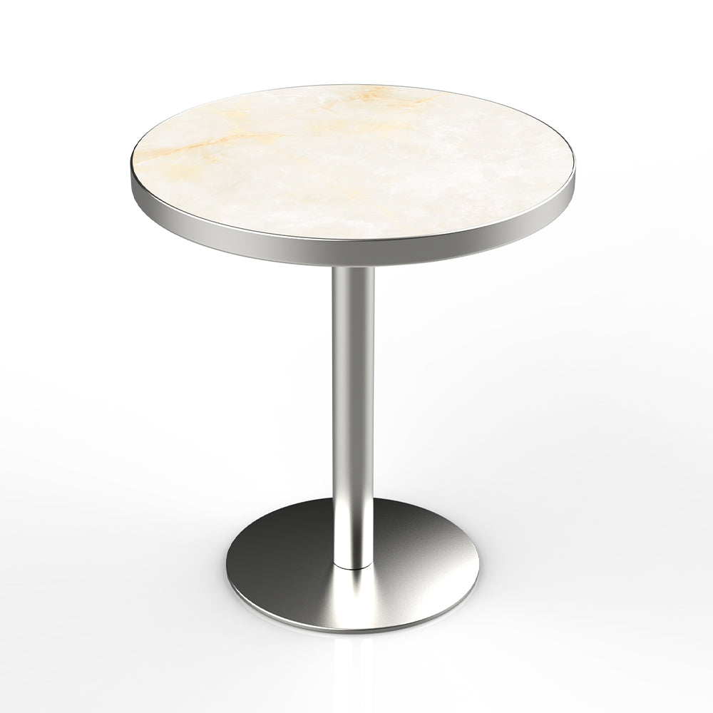 HUALIN Restaurant luxury sintered stone dining table with comfortable chairs, customizable material, color and size