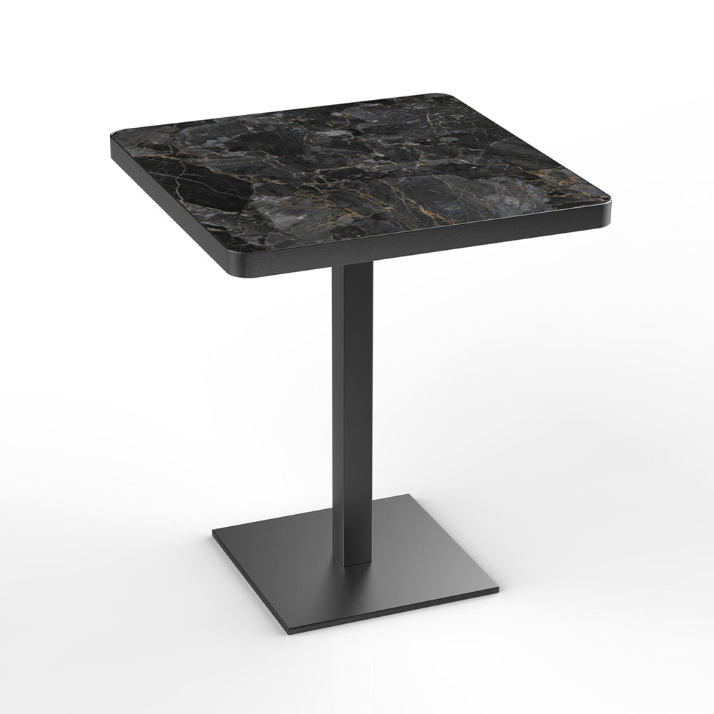HUALIN Modern style restaurant stone pattern luxury rock slab dining table sintered stone dining table custom sizes and colors