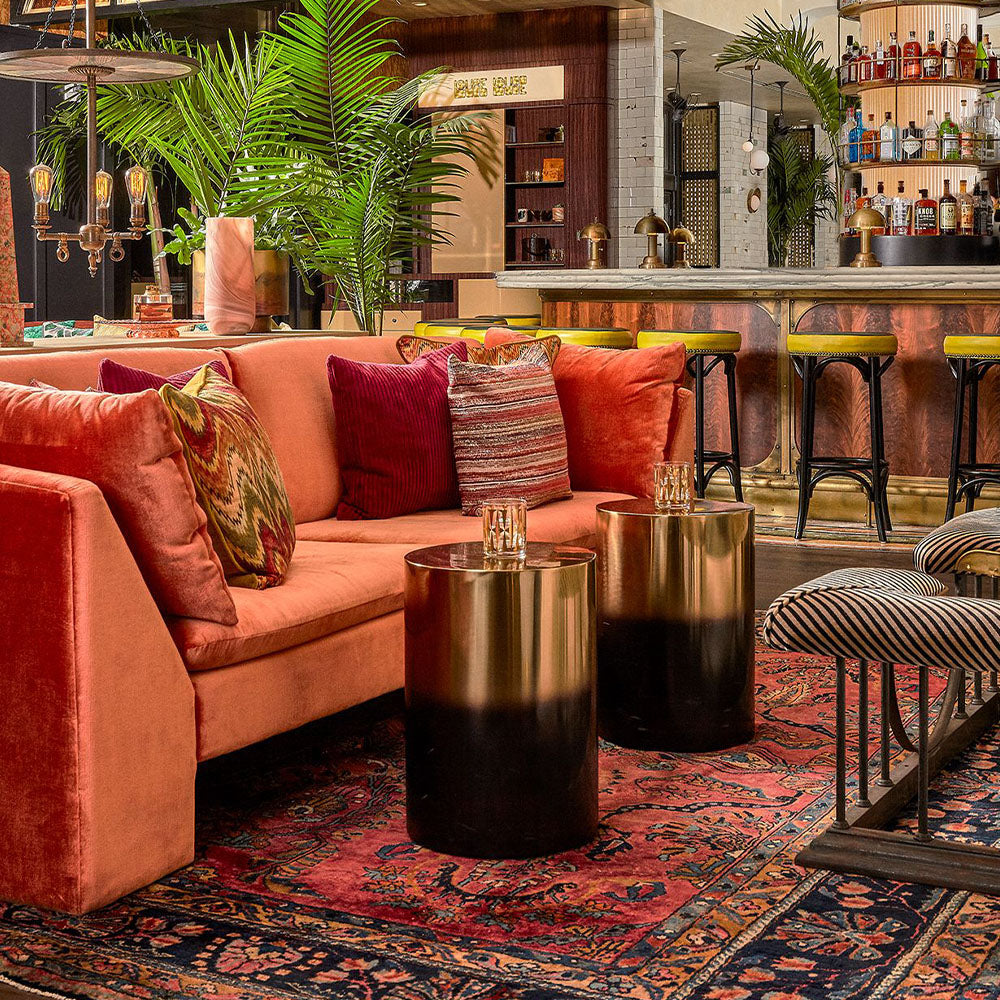 HUALIN Luxury restaurant hotel sofa booth customization