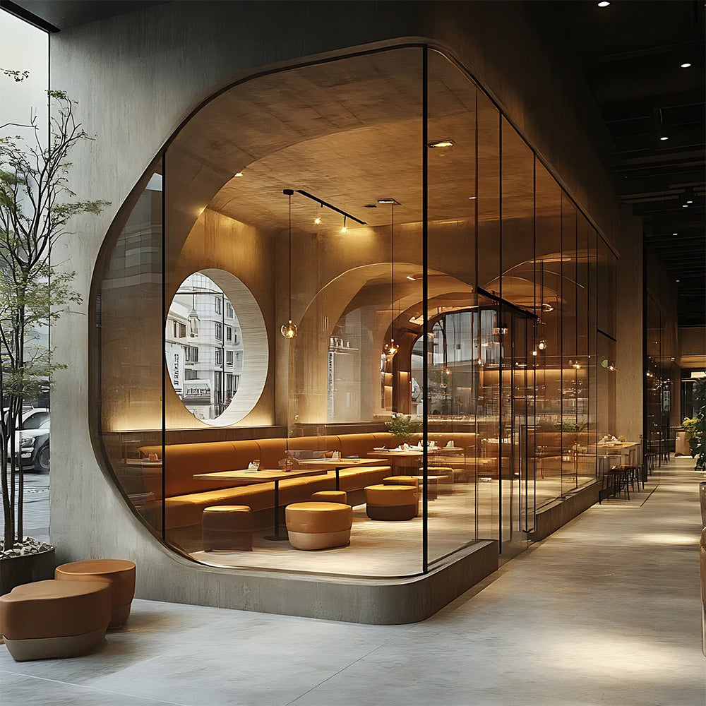 HUALIN Modern style hotel restaurant partition decorative screen dining area separation beautification