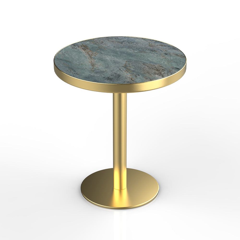 HUALIN Modern style restaurant stone pattern luxury rock slab dining table sintered stone dining table custom sizes and colors