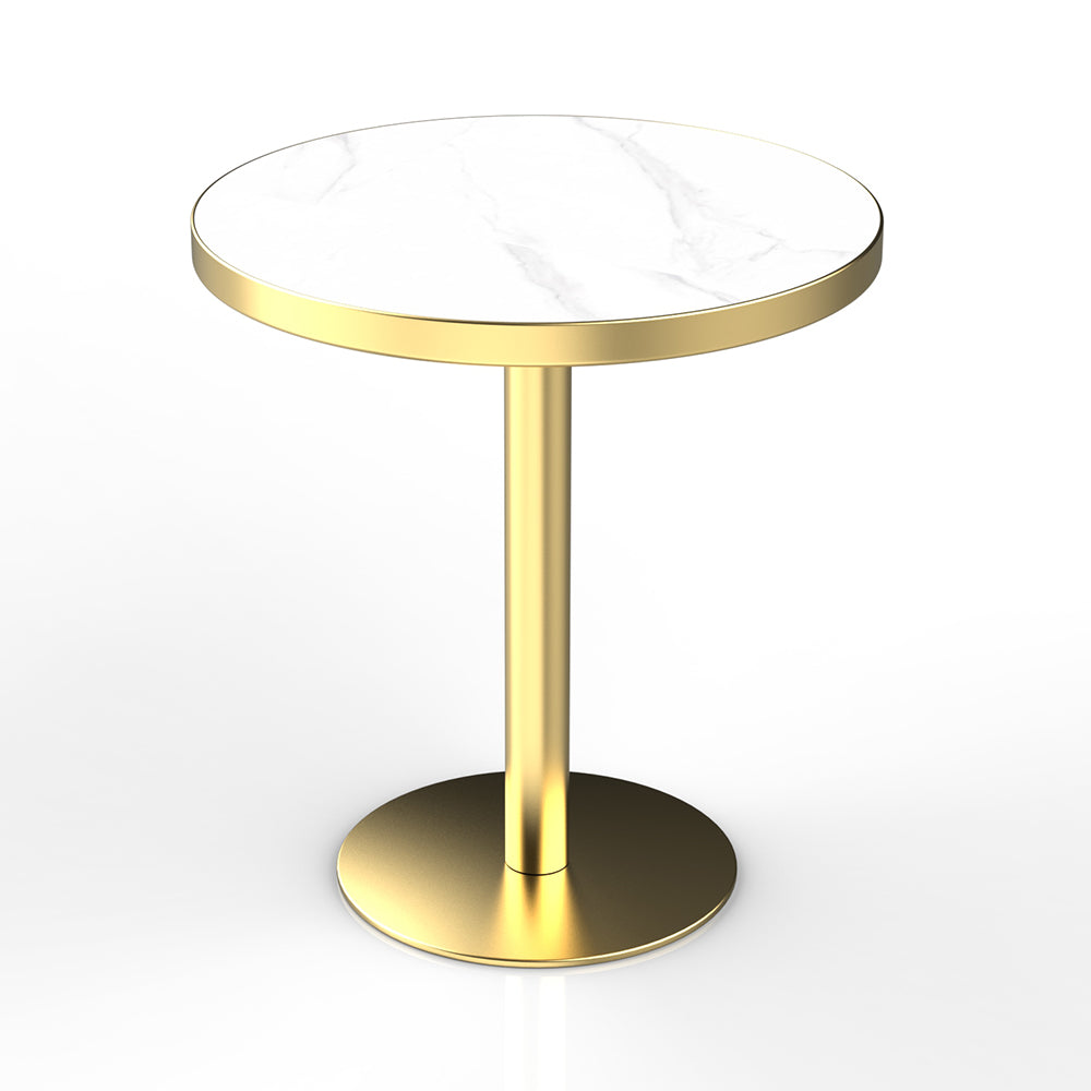 HUALIN Restaurant Luxury Sintered Stone Ceramic Dining Table And Chair Comfortable Booth