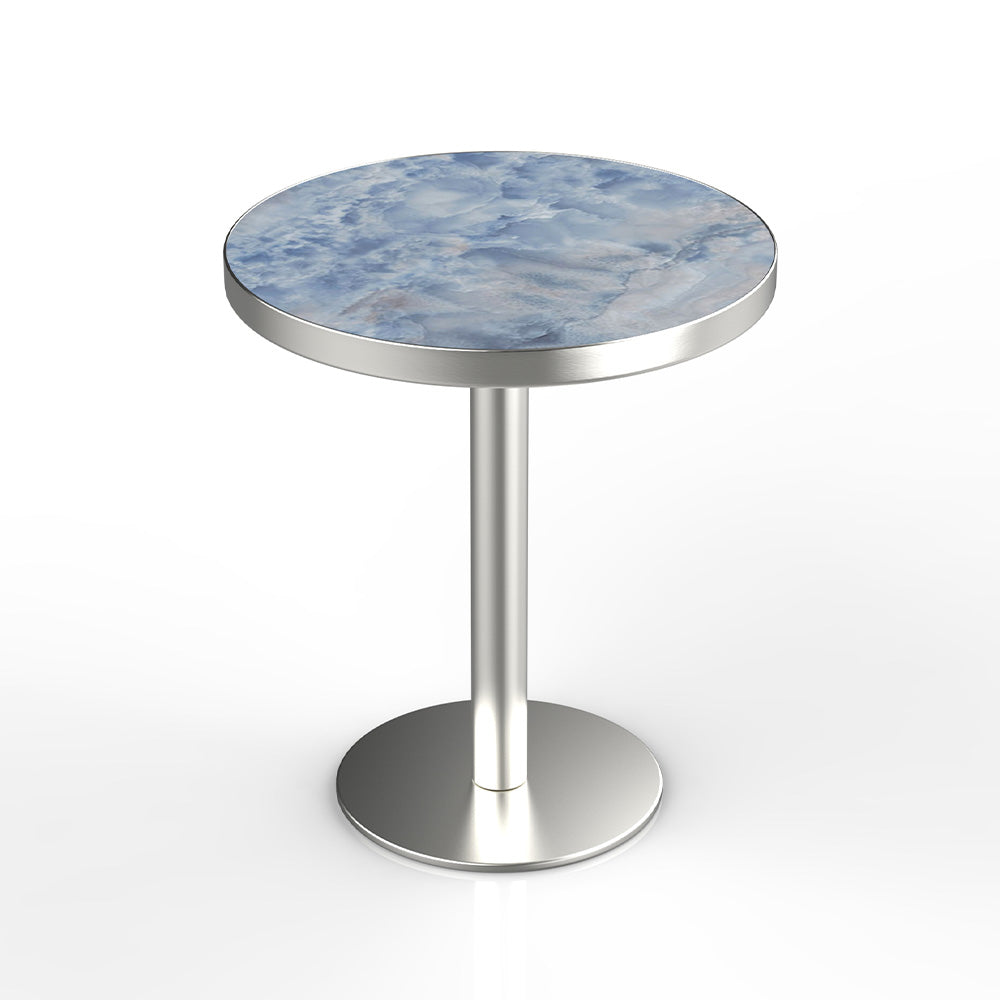 HUALIN Modern style restaurant stone pattern luxury rock slab dining table sintered stone dining table custom sizes and colors