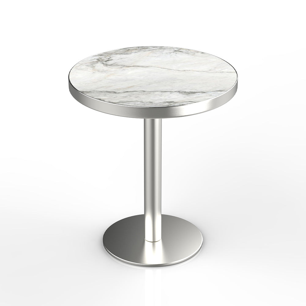 HUALIN Modern style restaurant stone pattern luxury rock slab dining table sintered stone dining table custom sizes and colors
