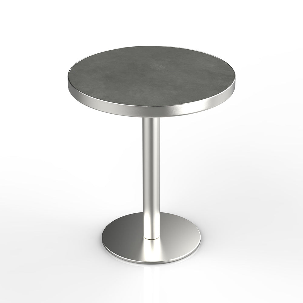 HUALIN Industrial style restaurant grey luxury slate dining table sintered stone dining table custom size and color
