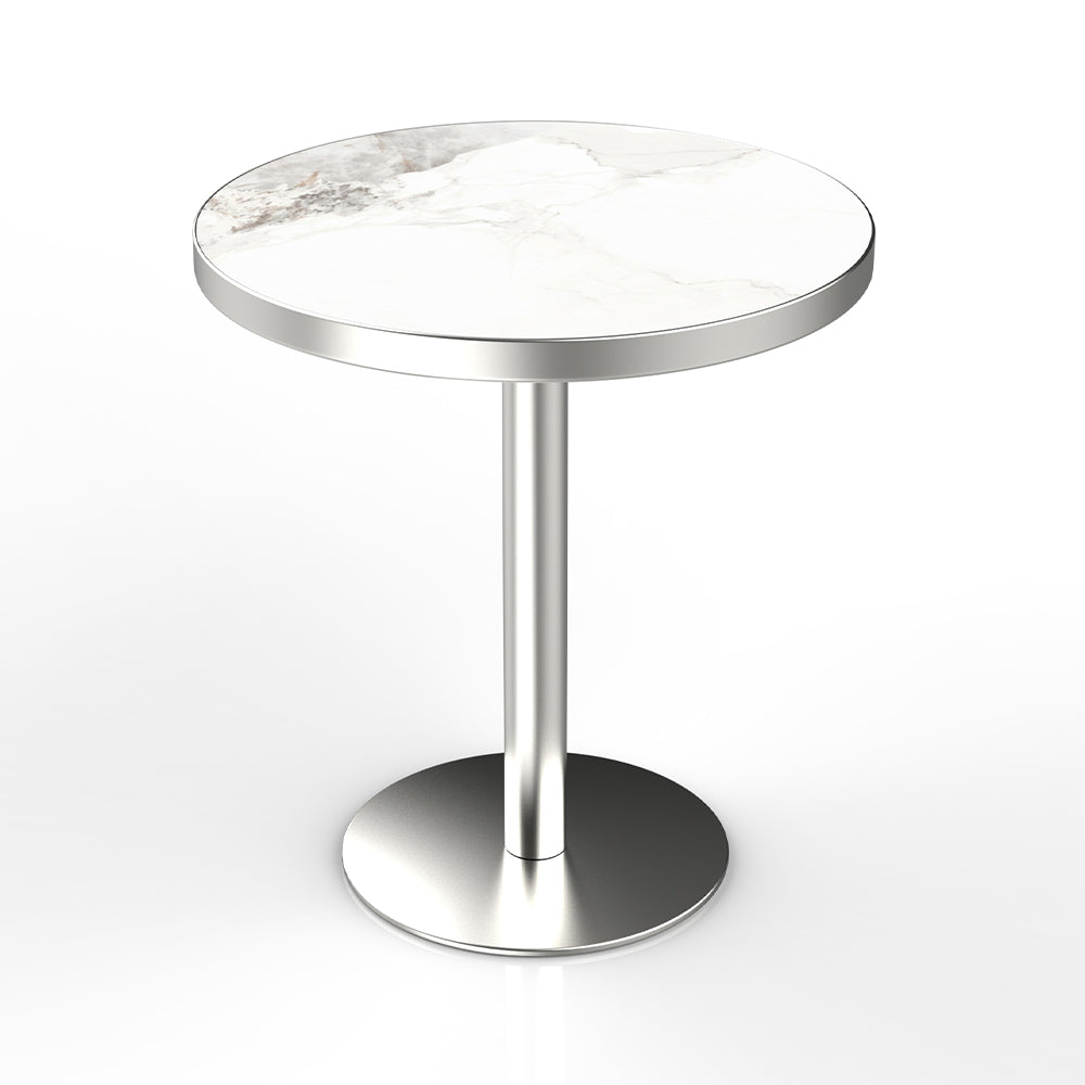 HUALIN Restaurant luxury sintered stone marble dining table chairs comfortable booths, material size color batch customization